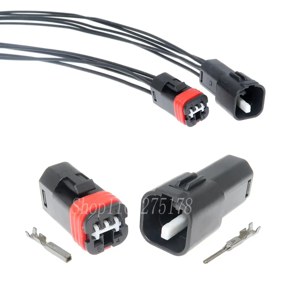 1 Set 5 Pin KH1200043-20 Automotive Wiring Socket Plastic Housing Unsealed Connector