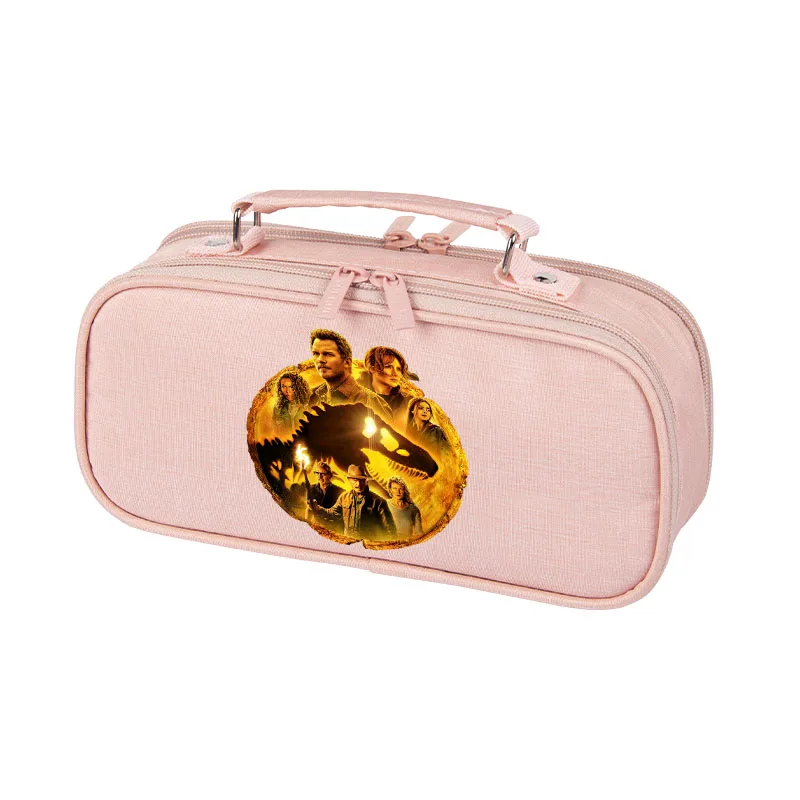 أطفال مقلمة جديد العالم الجوراسي دومينيون 3 طباعة متعدد الطبقات طالب حقيبة أقلام رصاص هدية التلاميذ القرطاسية القلم حقيبة التخزين #5