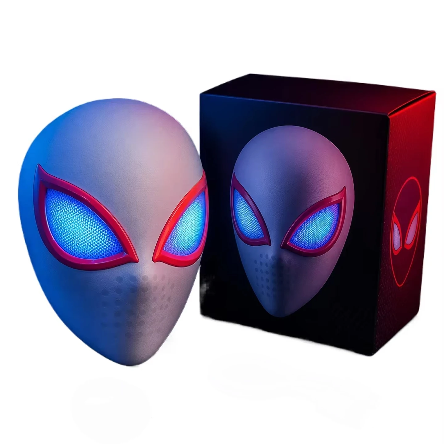 Gwen Glowing Mask Touch Control Wearable Helmet Role Play Costume Accessory Fan Collection Gift For Enthusiast