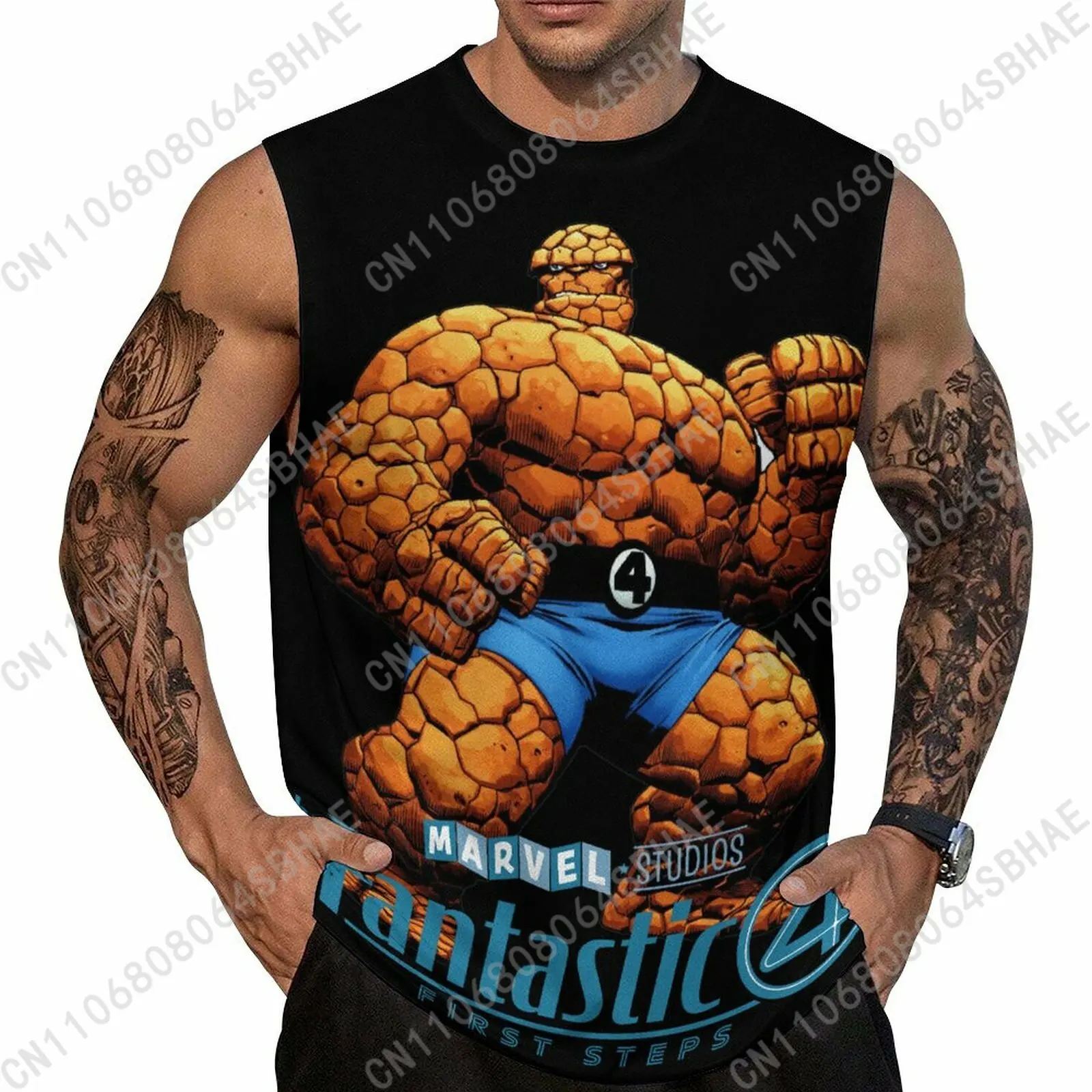 

Marvel Things Custom Men's Sleeveless Shirt Personalized Tank Top Wear Summer Vest Tops Men Daily Use Cosplay