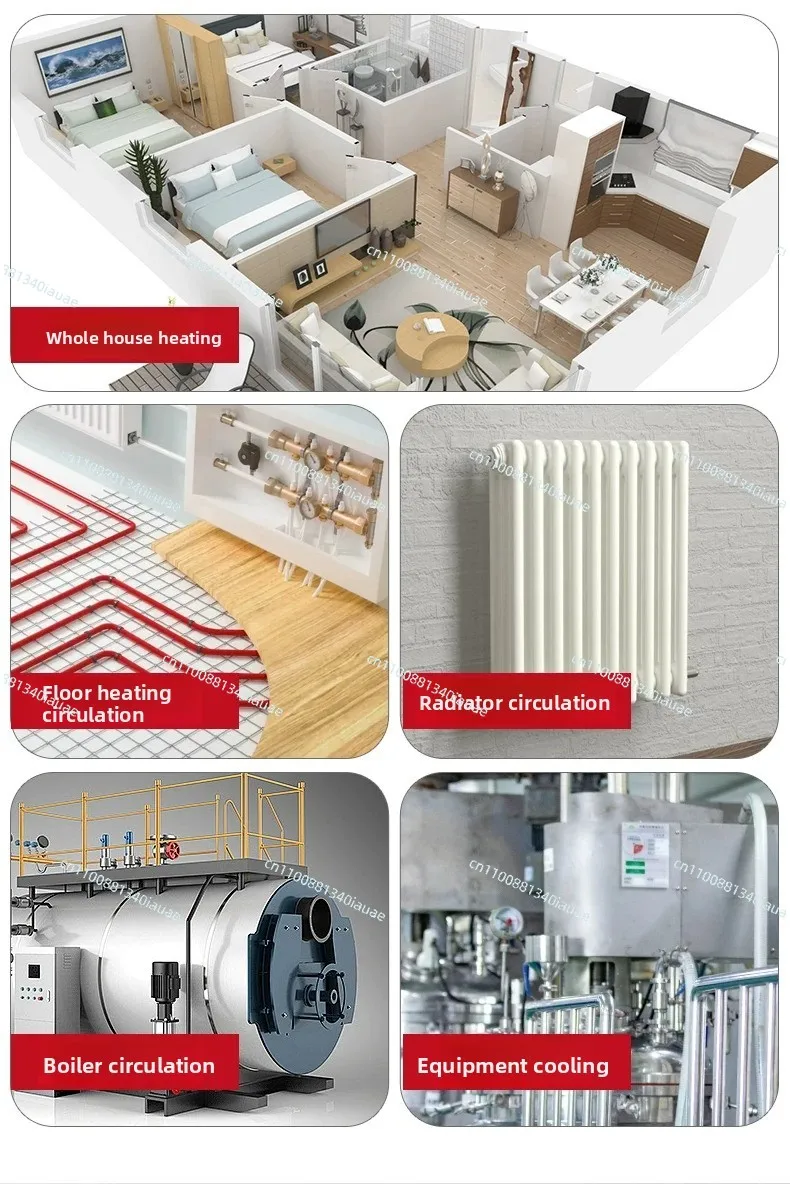 Heating Circulating Pump Household Silent 220V Automatic Floor Heating Geothermal Boiler Piped Hot Water