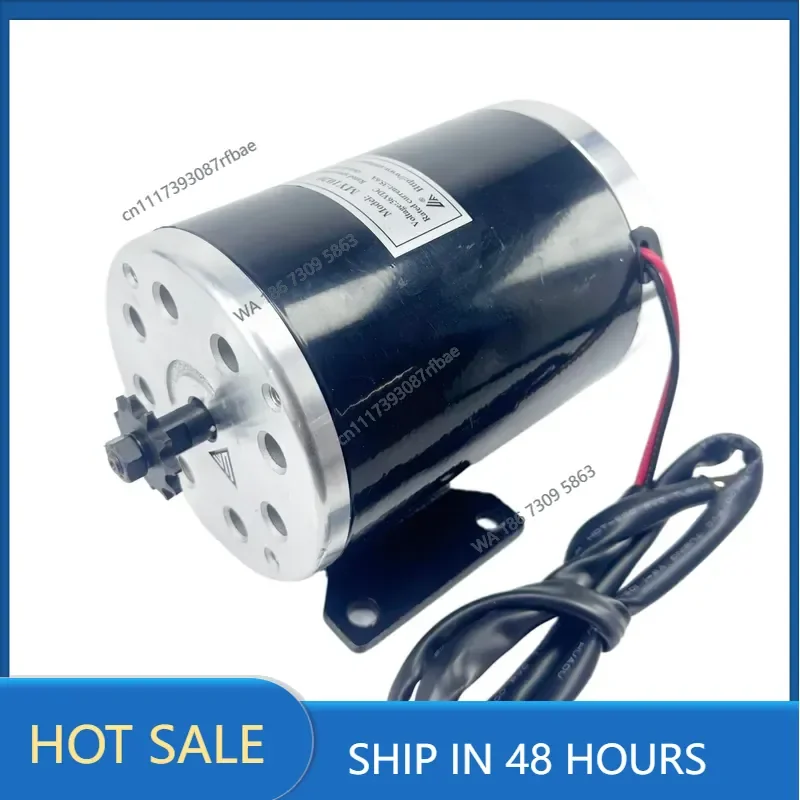 MY1020 1000W 36V 48V DC High Speed Brushed Motor Kit, With Controller and Throttle for E-scooter