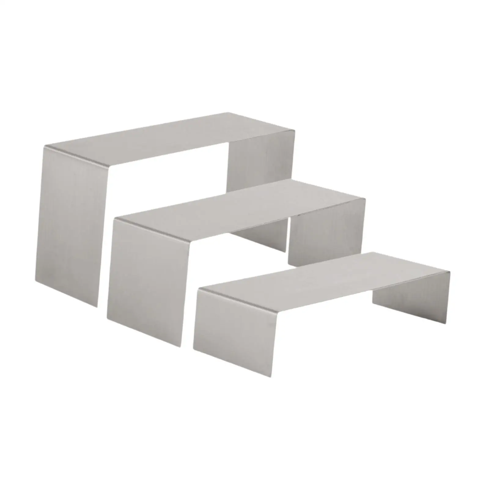 3 Pieces Riser Display Stand Jewelry Display Riser Cupcake Holder Perfume Stand Organizer for Toys Figures Stores Party Malls