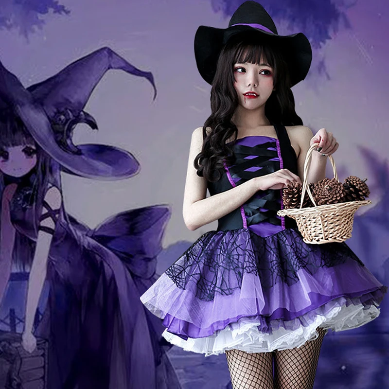 

Halloween Costume Adult Witch Costume Witch Black Death Vampire Masquerade Cosplay Costume