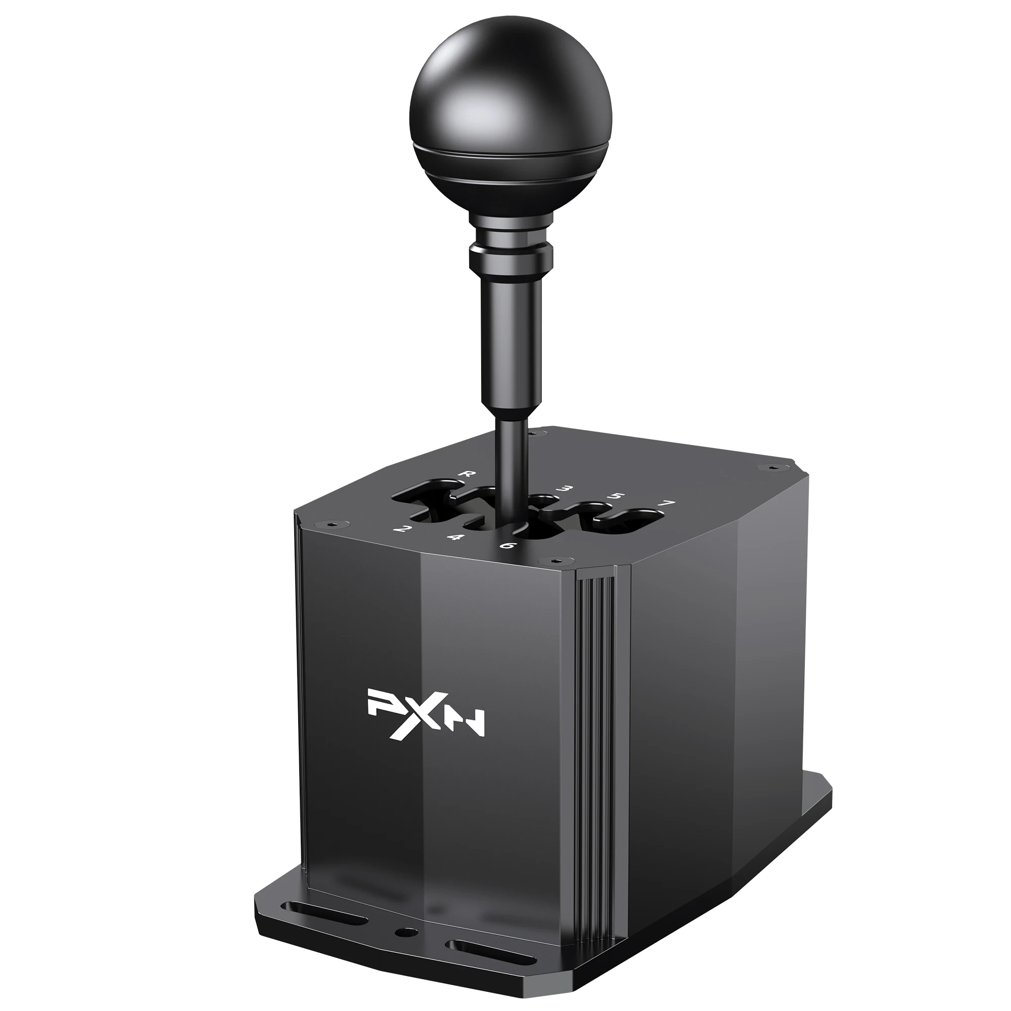 Levier de vitesses PXN SF U H-Pattern pour PC, 7+R, en métal CNC, avec double capteur Hall, base USB, pour simulateur de course