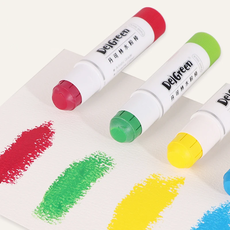 Solid Gouache Stick Macaron Color Graffiti Pen Rotating Oil Pastel Children Drawing Crayons