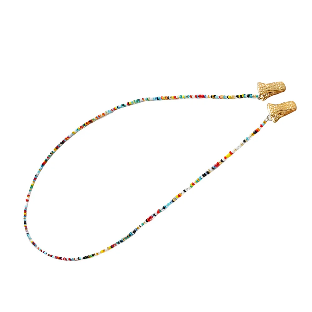 

Delicate Glasses Chain Anti-Skid Eyewear Holder for Sports Travel Banquets Colorful Spectacles Necklace Glasses Chain