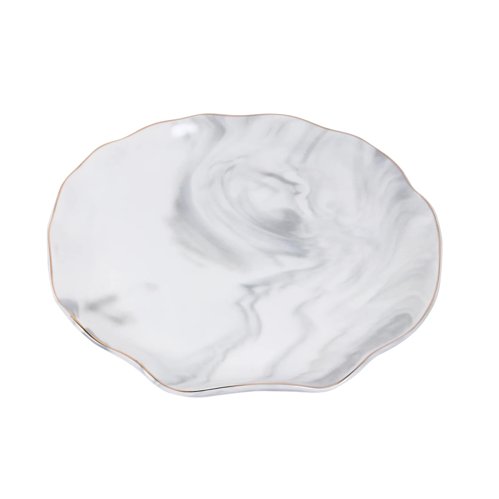 Ceramic Jewelry Tray Gold Ceramic Plate Marble Plate Marble Ceramic Plate Ceramic Dinner Plate