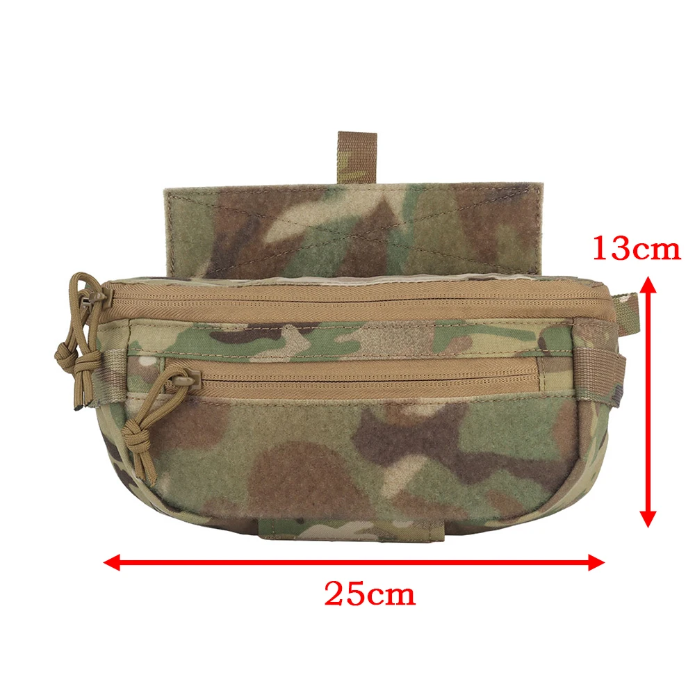 Tactical Six Pack Hanger Pouch Multifunction Fanny Pocket With Tourniquet Holder Plate Carrier Hanging Drop Bag Dual-purpose