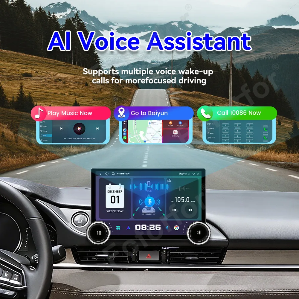 High Performance 11.5 Inch Android 15 HD Touch Screen CarPlay Android Auto GPS Car Stereo Head Unit For Mazda 6 2017-2019