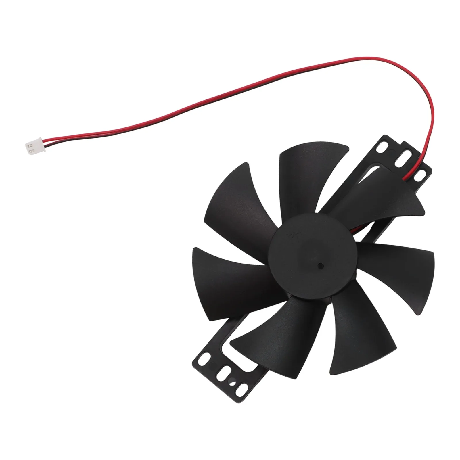 Black DC18V Brushless Cooling Fan 130*110*20mm Plastic Seven Blade For Induction Cooker Heating Appliance Replacement Part