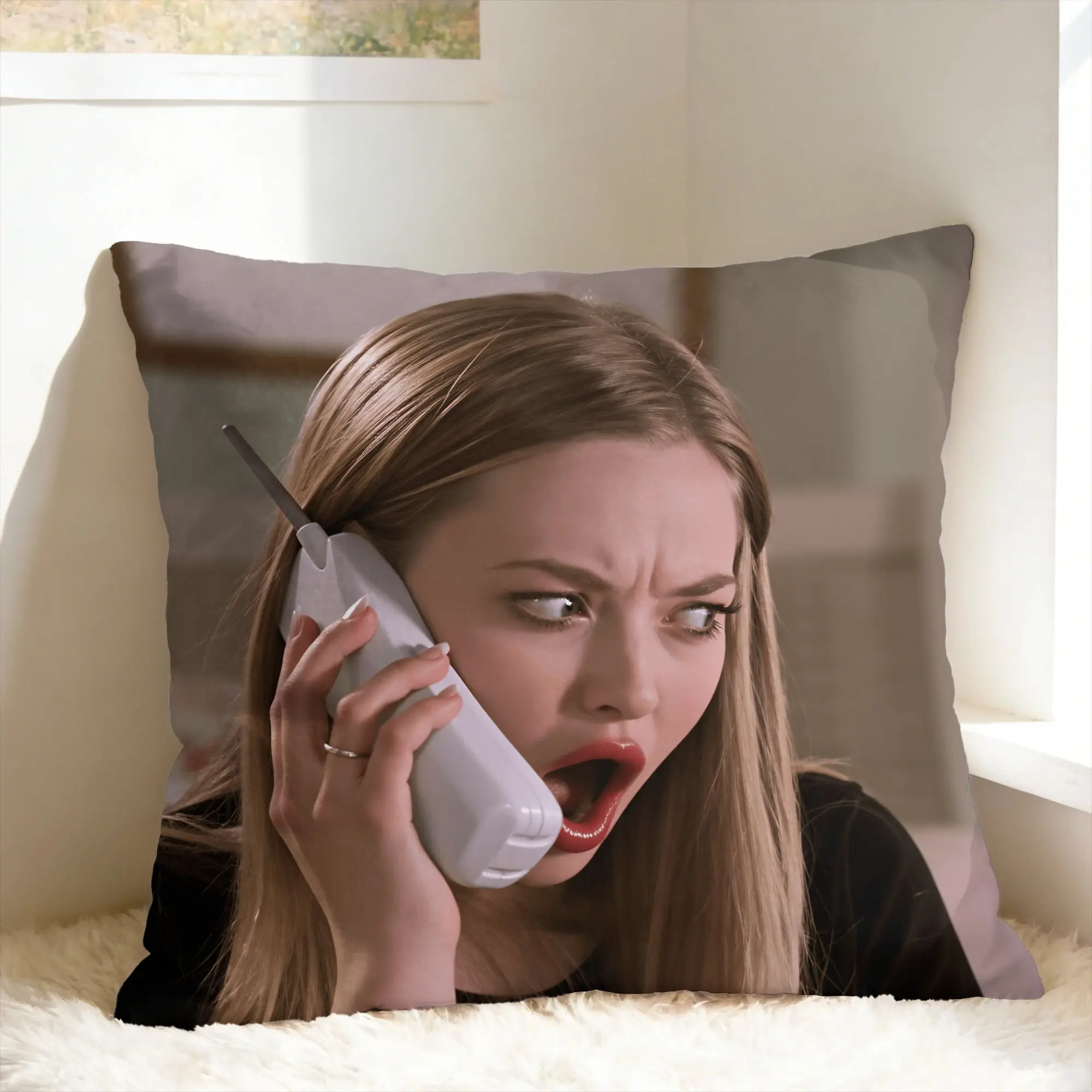 M-Mean Girls B-Burn Book Pillowcases  Kawaii Pillow Case For Couch Sofa Bedroom Comfy Pillow Cover