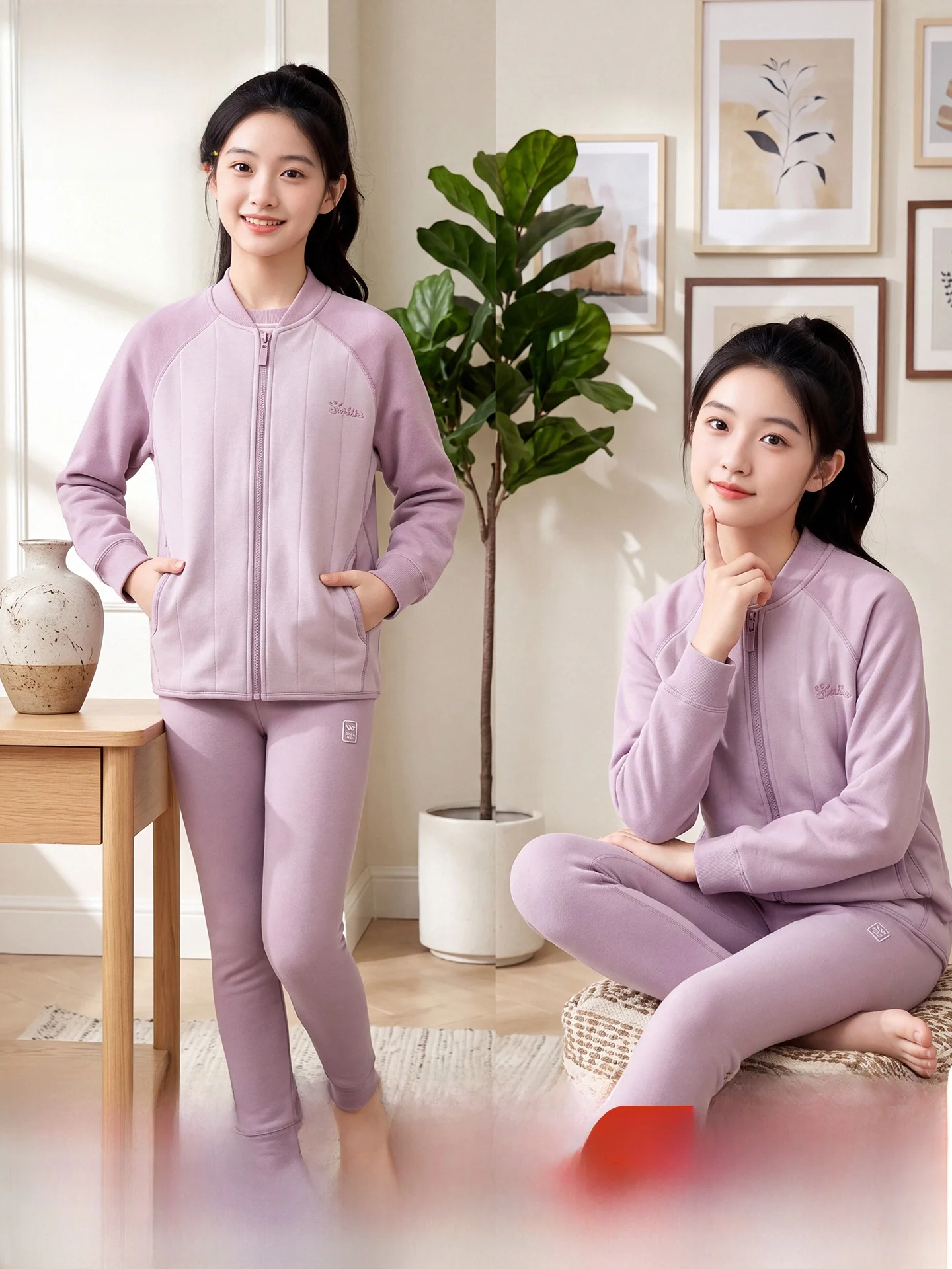 set-di-biancheria-intima-termica-e-imbottita-per-ragazzi-e-ragazze-adolescenti-studenti-delle-scuole-medie-e-superiori-ideale-per-l’uso-domestico-pantaloni-e-giacca-in-cotone