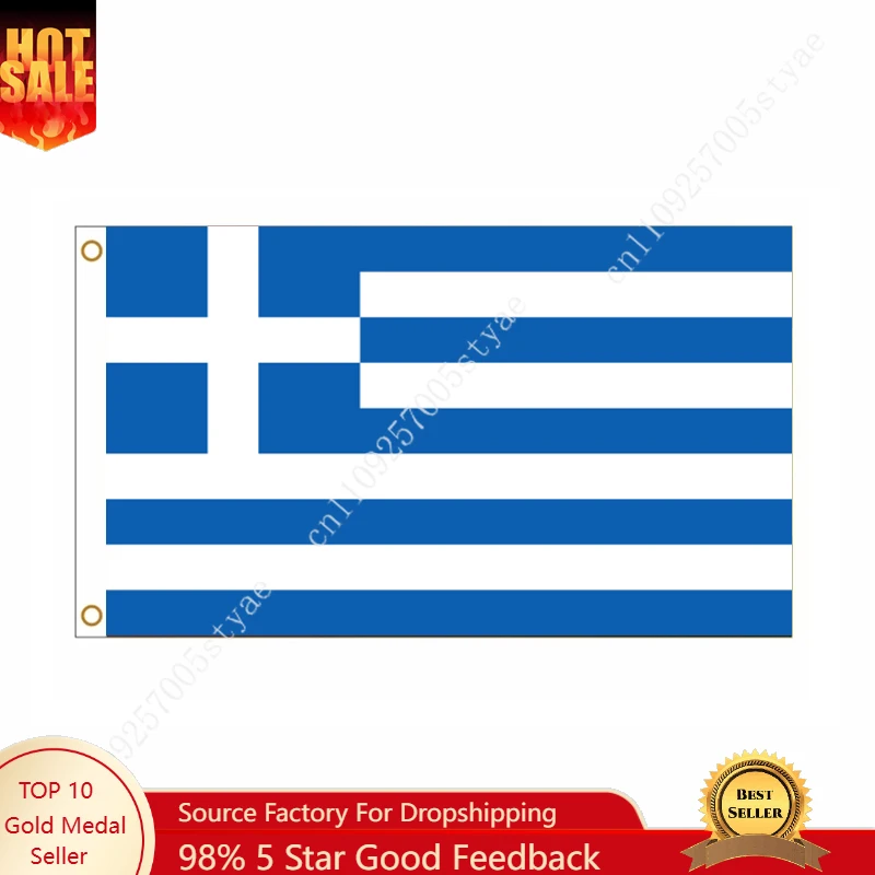 

Greece Flag Greece National Flags Wall decoration Sign Banner Poster For Outdoor indoor 90x150cm The Hellenic Republic National