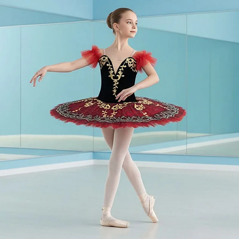 red-ballerina-party-costume-kids-girls-professional-la-esmeralda-ballet-tutu-dress-pancake-platter-performance