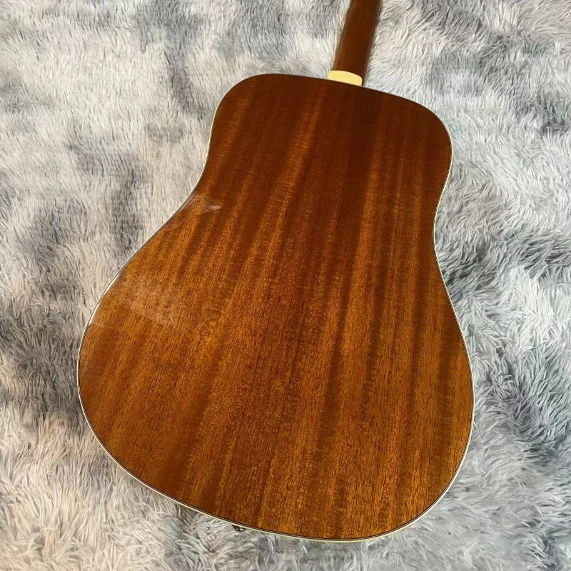 41 Inch Sunset Gradient Bird Acoustic Guitar Spruce Rosewood Fingerboard Spruce Solid Top Mahogany Body Free Shipping - view 6