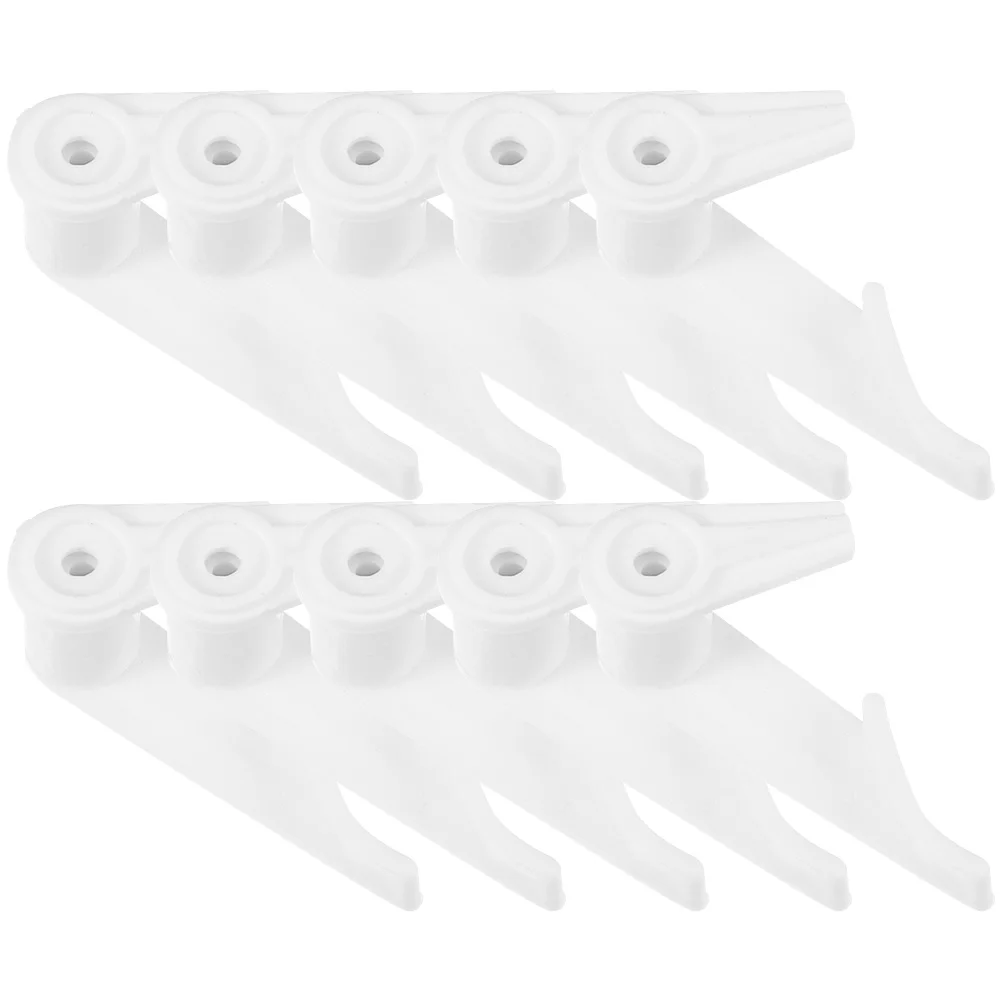 60 Pcs Securing Clip Shade Buckle Lamp Thickened Ceiling Plastic Light Fixture Mounting Bracket Lights