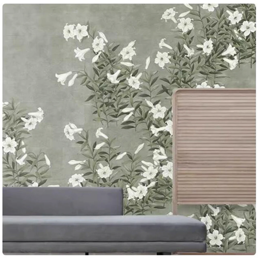 custom Papel De Parede 3D Calla lily Photo Wallpaper Modern Mural Living Room Bedroom home Decor Wall paper Expansion Wallpapers