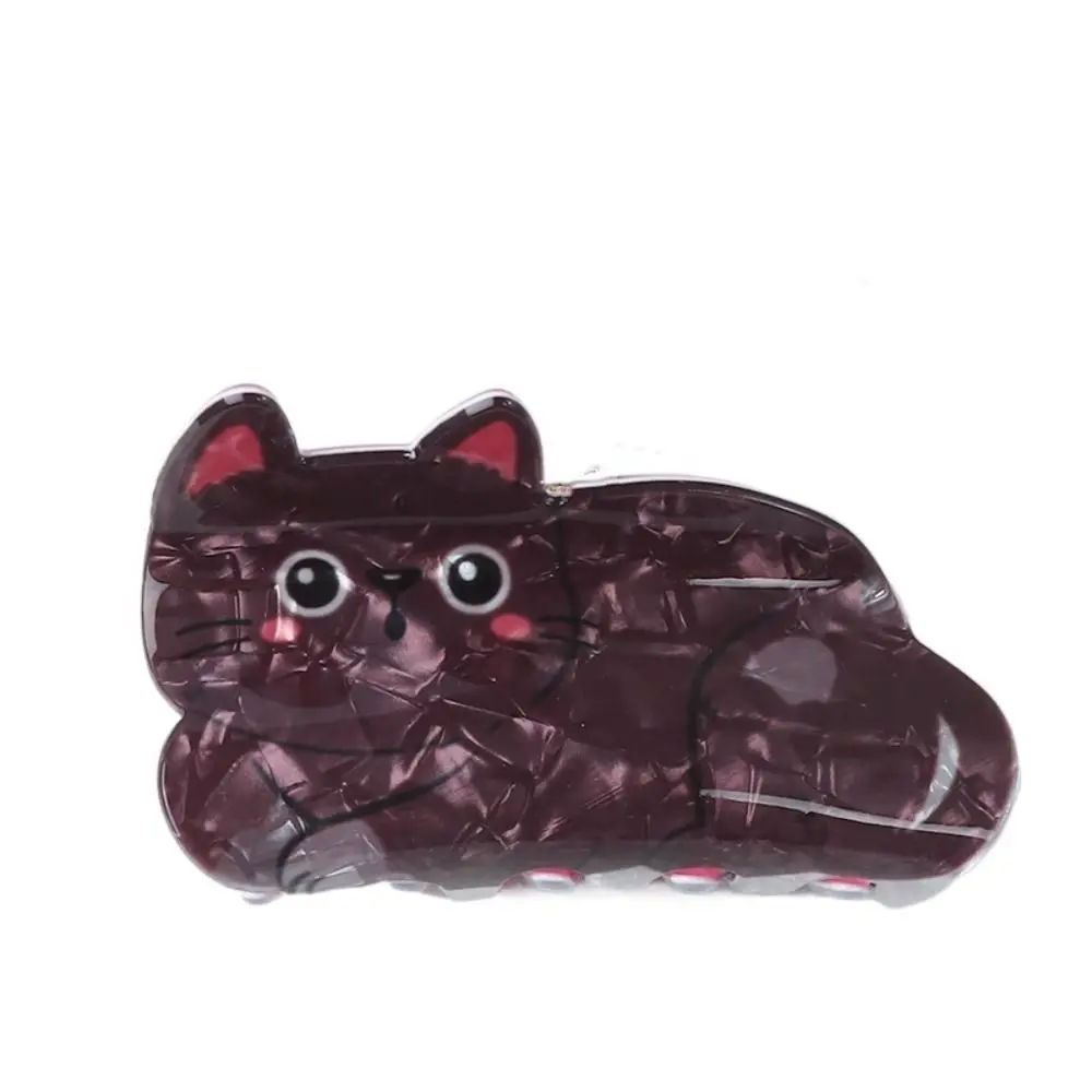 

Fashion Dog Cat Hair Claw Cartoon Mide Size Animal Shark Clip Korean Style Ponytail Holder Acrylic Animal Hair Clip Daily
