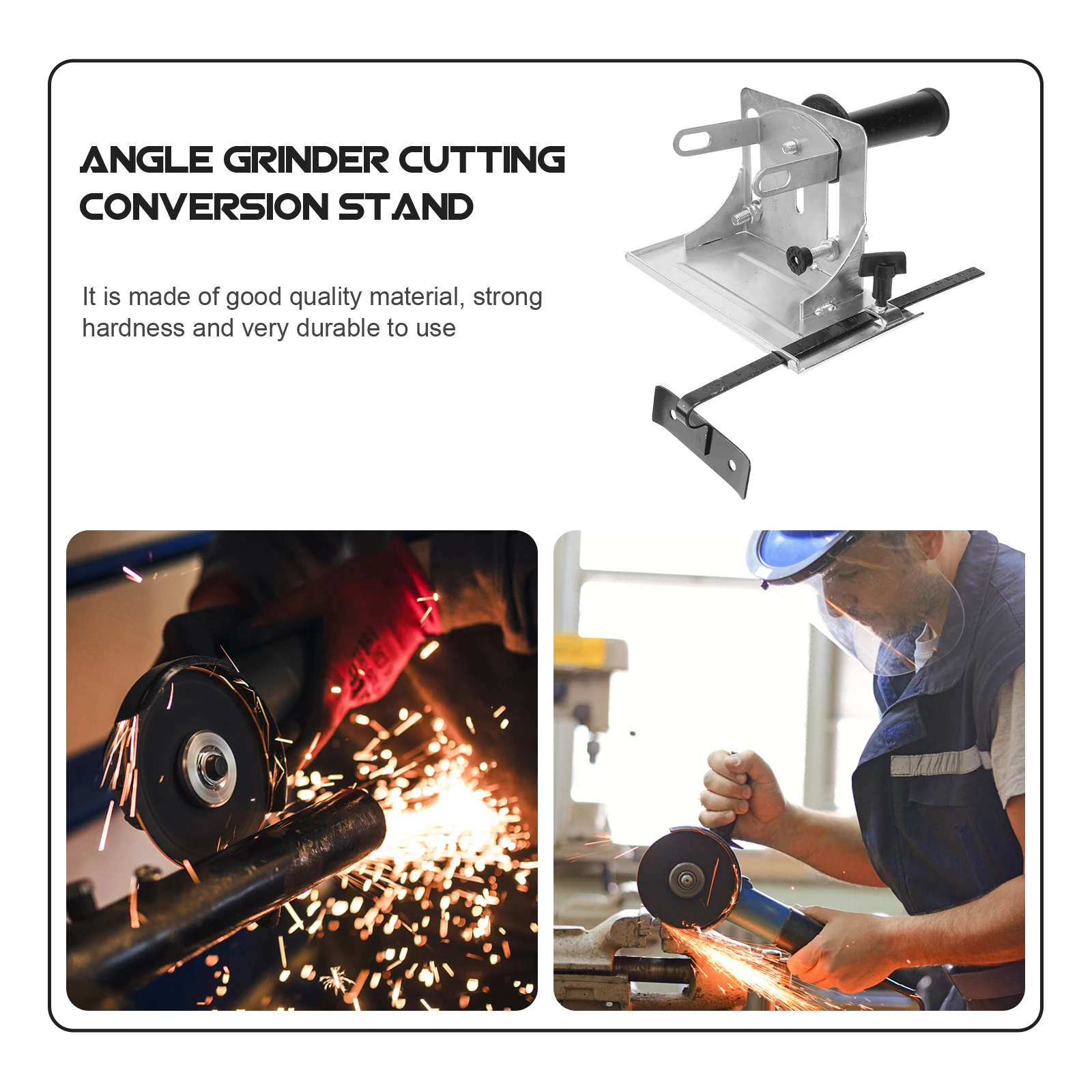 

1Pcs Angle Grinder Conversion Stand Base Multi-Angle Cutting Adjustable Depth Control Durable Tool Accessory Angle Stand
