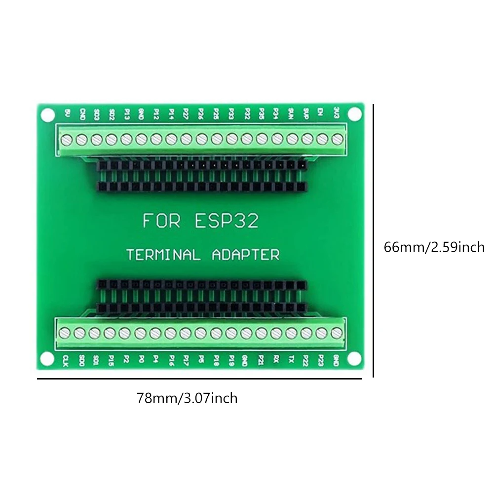 ESP32 لوح تمديد ESP-32 GPIO 1 إلى 2 وحدة تطوير 38PIN نسخة ضيقة ثنائي النواة وحدة المعالجة المركزية واي فاي بلوتوث متوافق