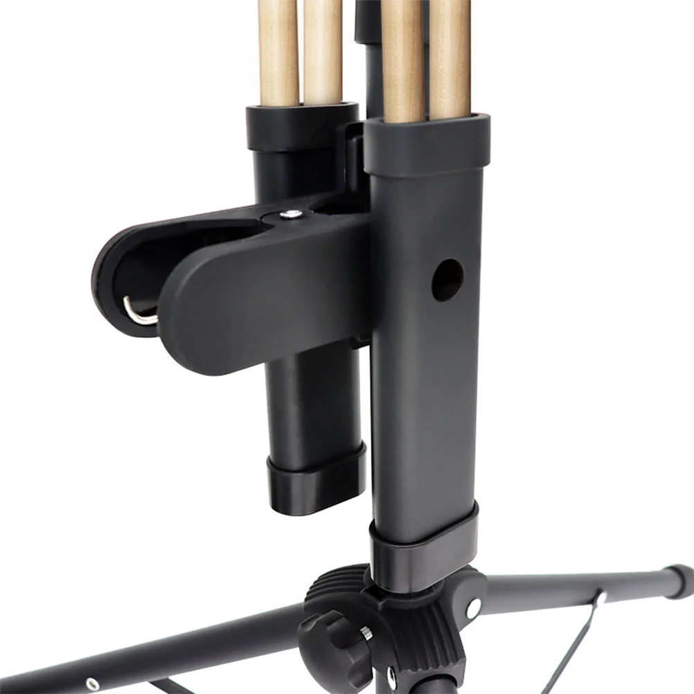 

Drumstick Holder Clip ABS Iron Material Durable Practical Drum Accessory Instrument Supplies Long Use Fine Details
