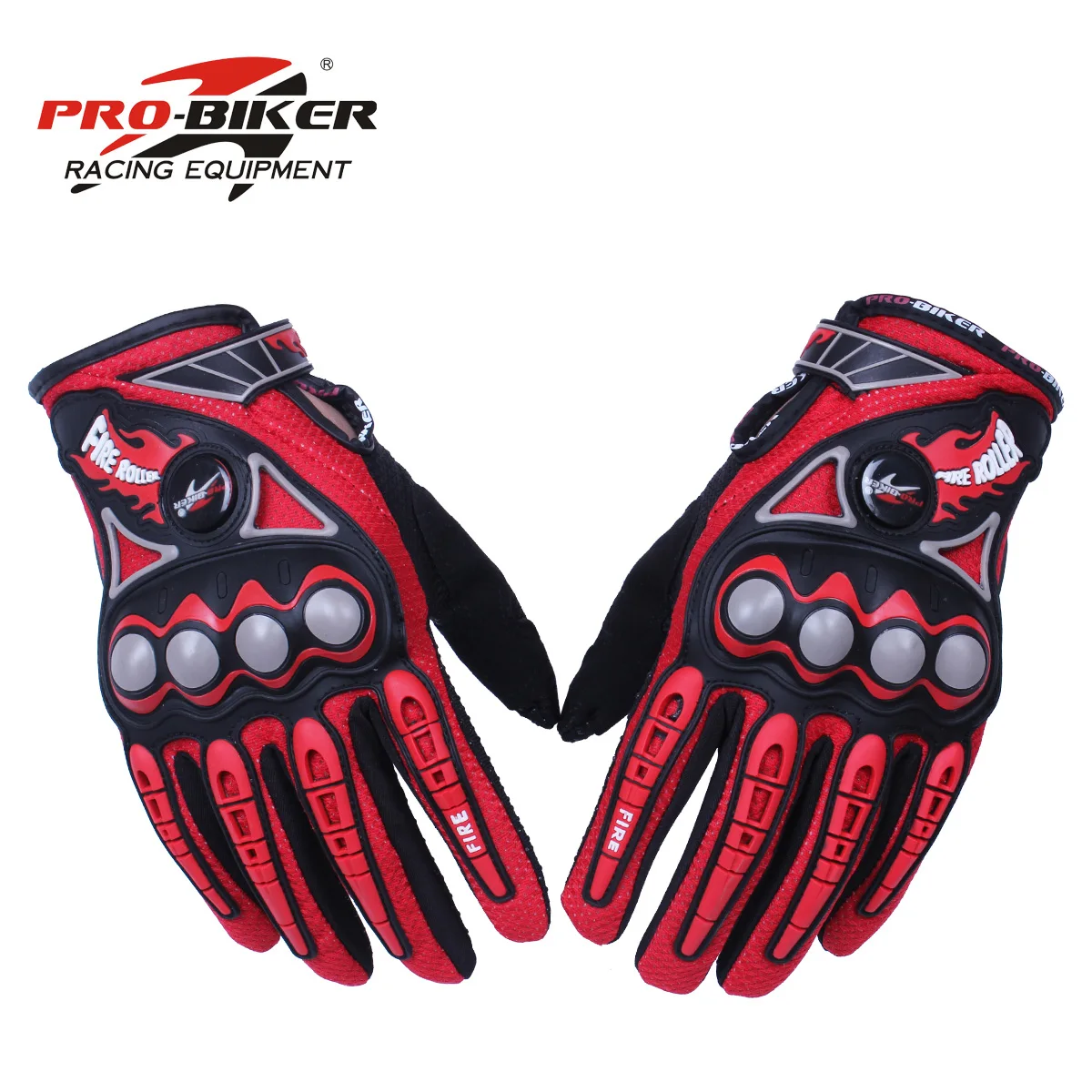 PRO-BIKER Men Motorcycle Racing Gloves Motocross Off-Road Enduro Full Finger Riding Gloves Size: M L XL 4 color