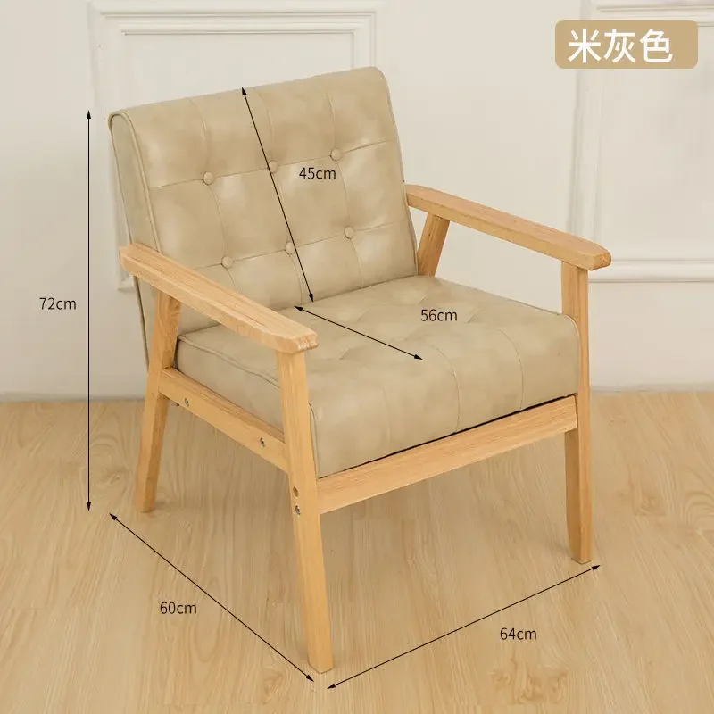 Cafe milk tea complete set dining table and chair combination restaurant solid wood sofa chair bar clear