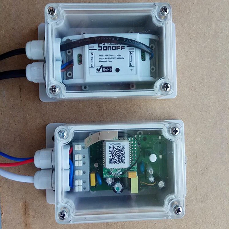 IP65 Plastic Transparent Box Waterproof ABS Visible Wire Junction Box Enclosures For Electronics Outdoor Instrument Project Box