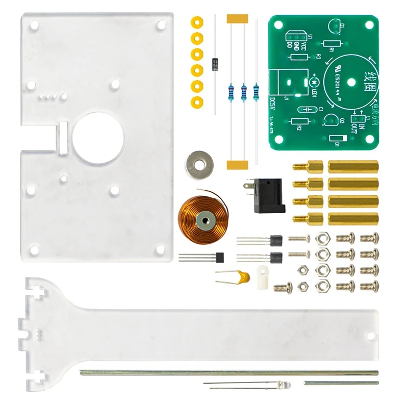 

ABZY-DIY Electromagnetic Swing Experimental Electronic Kit Supply With LED Flashing Sensing DIY Electronic Kit