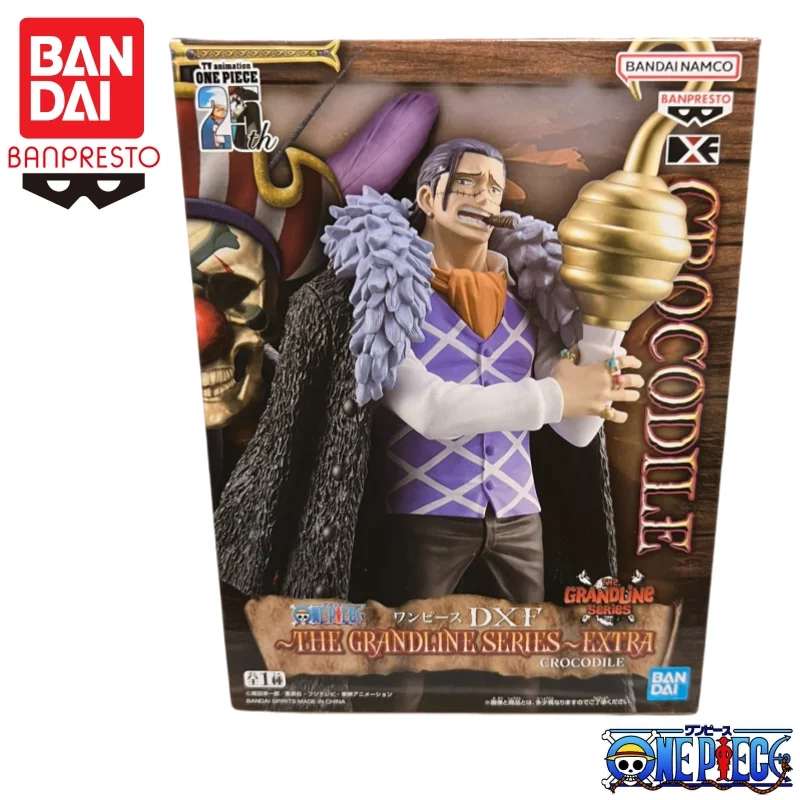 

In Stock Bandai Original Banpresto One Piece Sir Crocodile Action Figure Model Doll Brand New Boxed Anime Characters Toys Garage