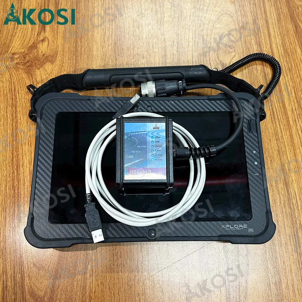 2023 HS light II Serdia Deutz Diagnostic programming Kit hs Light ii Full Emr2/3/4 SerDia 2000 HS LIGHT II+Xplore tablet