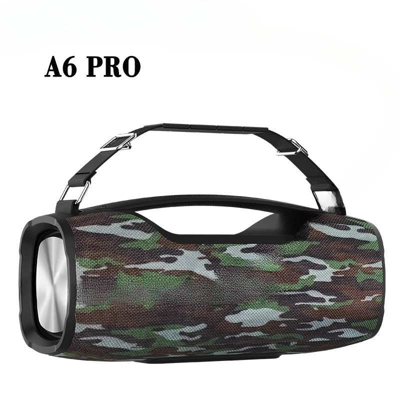 A6pro wireless high power bluetooth speaker with microphone overweight bass home KTV portable waterproof subwoofer