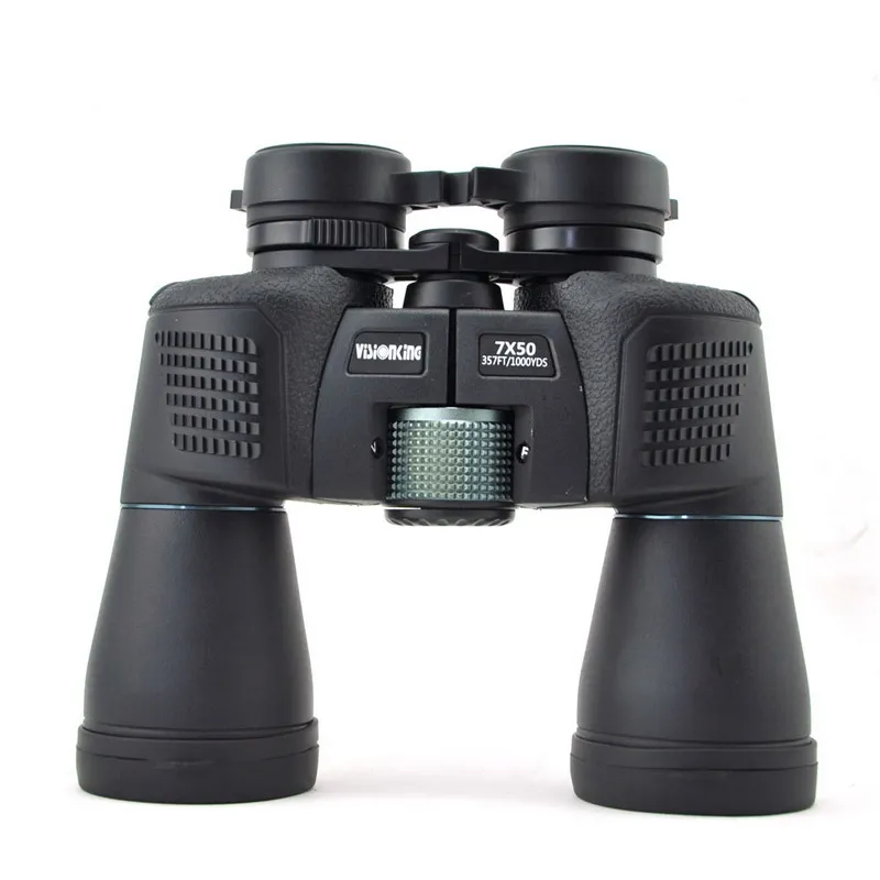 Visionking 7x50 Big Eyepiece Porro Binoculars Professional FMC BAK4 Optical High Power Long Range Camping Birdwatching Telescope