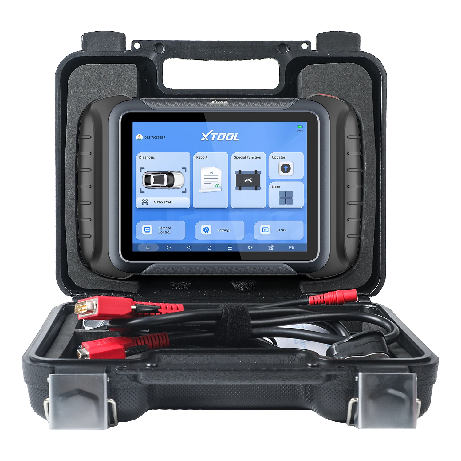 2026 XTOOL D8S Autodiagnosetools OBD OBD2-Scanner Bidirektionaler Scanner CAN FD DOIP FCA AutoAuth 42+ Resets ECU-Codierungswerkzeug