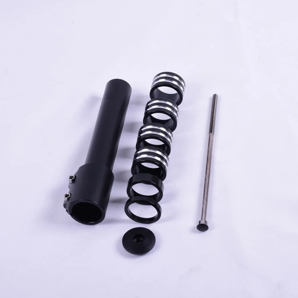 

Mountain Bike Road Bike Fork Stem Extender Handlebar Stem Riser Aluminum Alloy Black Head Up Adapter Easy Installation Flexible