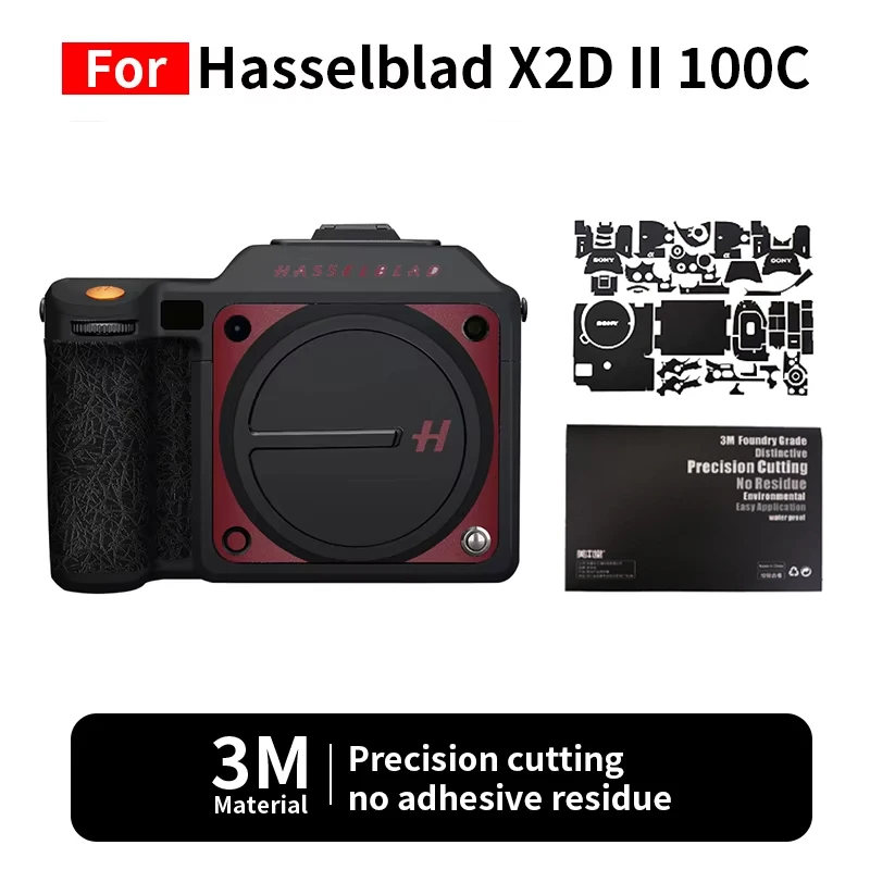 Mebont pour Hasselblad X2Dii peau Hasselblad X2D II 100C autocollant d'appareil photo film de protection protection couverture complète sans résidus Mebont pour Hasselblad X2Dii peau Hasselblad X2D II 100C autocollant d'appareil photo film de protection protection couverture complète sans résidus