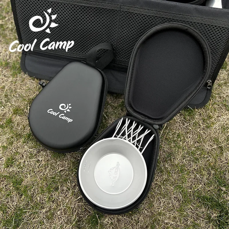 COOL CAMP Sierra Bowl Storage Bag Outdoor Hiking Gear Sierra Cup Box Picnic Tableware Protection Shockproof Camping Accessories