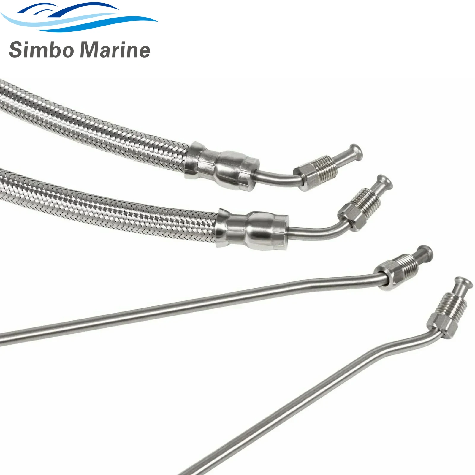 32-864589 Trim Cylinder Full Hose Kit Compatible with Mercruiser Alpha One Bravo 1 2 3 Engines Replaces 32-864588 32-99904Q