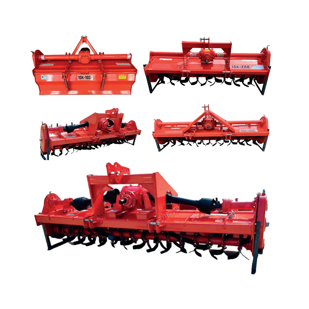 Farm  Attachment Gear Driven 3-point PTO  Mounted 1GK Series Cultivator Rotary Tiller for