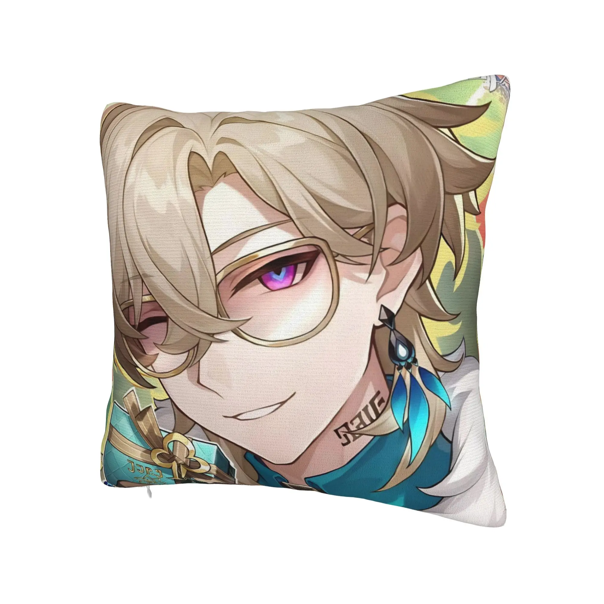 Decorative Pillowcase Honkai Star Rail Accessories Sofa  Throw Pillow Case Cover Zippered Multi Size
