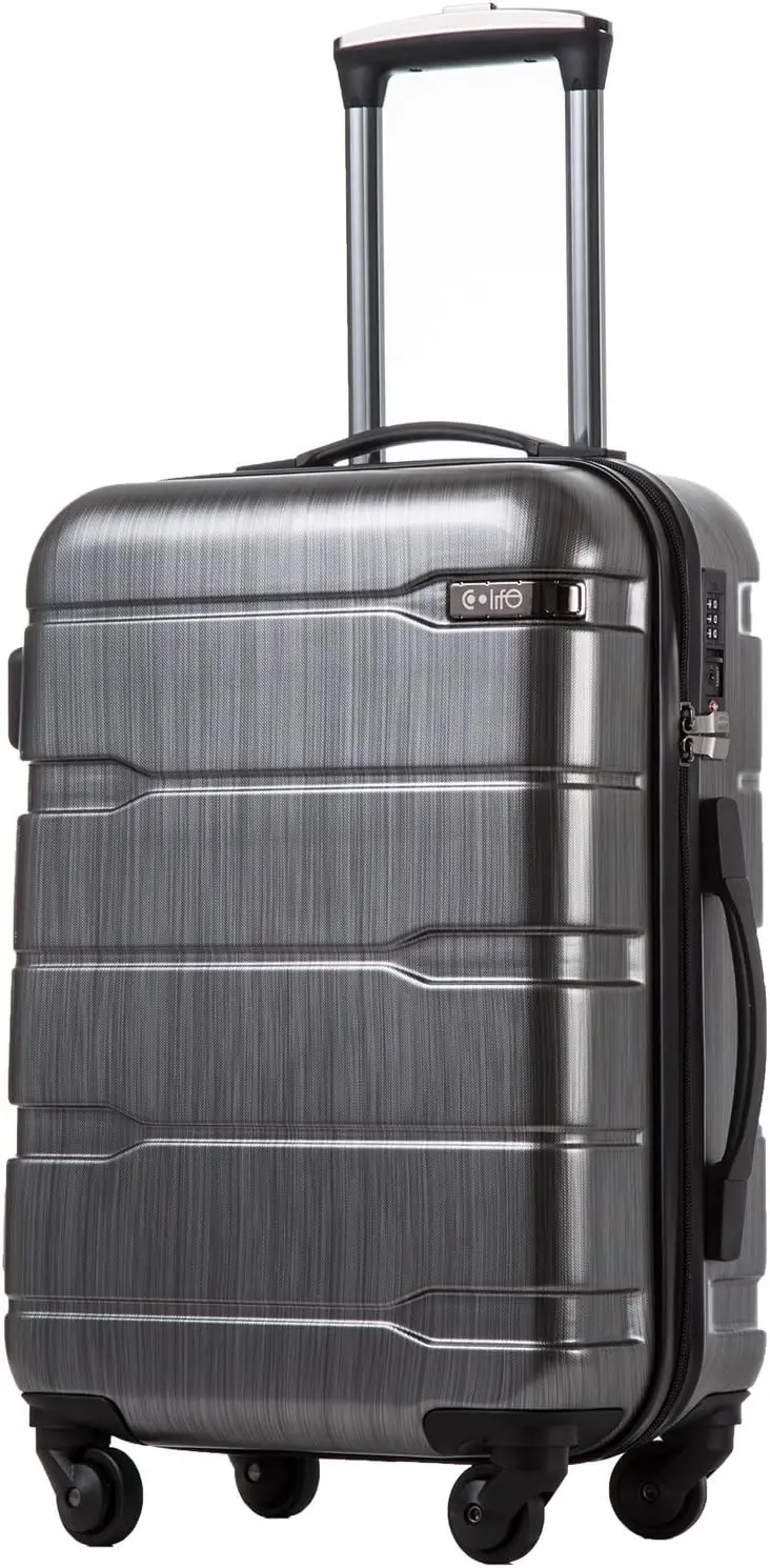 

Airline Approved 20in Hardside Carry-On Luggage with TSA Lock, Spinner Wheels & Adjustable Handle