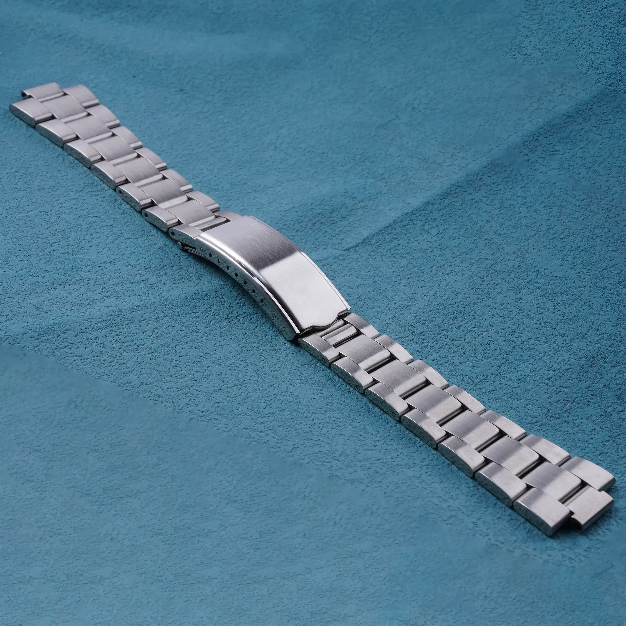 Rolamy 22mm x 10mm 316L Steel Bracelet Wrist Watch Band Strap For Seiko 5 SNKD99 SNKD97 SNKE01