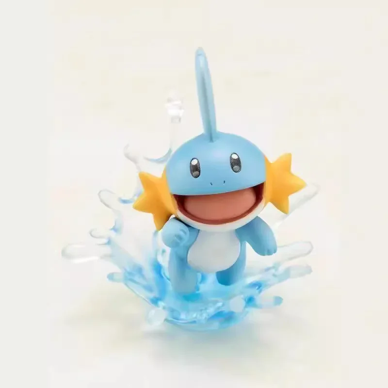 Pokemon May Mudkip Anime Figure Cute Desktop Collection Decorative Ornaments Trainer Model Children's Toys Christmas Gift