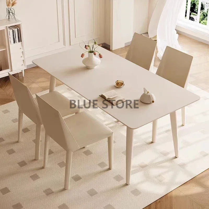 Organizer White Nordic Coffee Tables Modern Kitchen High Living Room Dining Table Office Restaurant Mesa Comedor Home Furniture