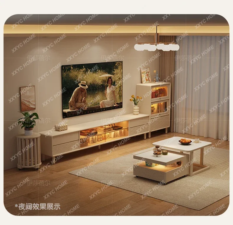 Storage Mobile Tv Stands Living Room Display Luxury Drawers Wood  Tv Table Organizer Muebles Para Tv Home Furniture