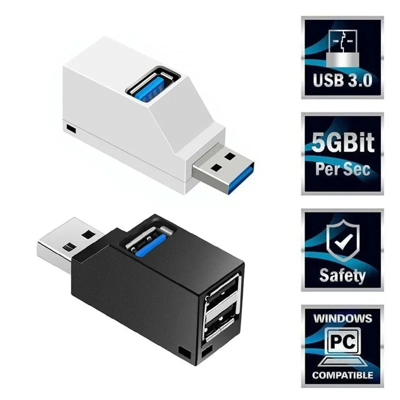 3 in 1 Wireless USB 3.0 2.0 Hub OTG Adapter for Laptop Notebook PC USB Extender Notebook USB Splitter For Macbook Accessories