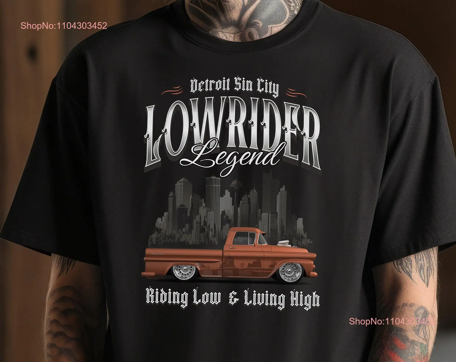 Lowrider Legend T Shirt Hot Cars Gear Head for Him Her Pick Up Truck Cool Cotton long or short sleeves