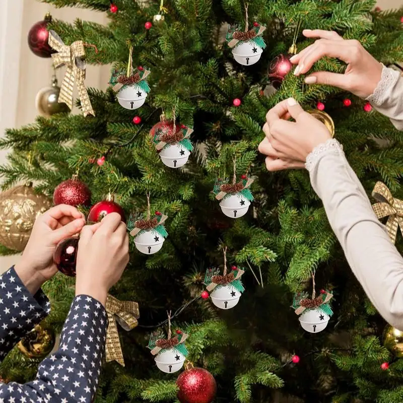 أجراس عيد الميلاد الحلي الباب الأمامي جلجل أجراس أجراس الحائط الزخرفية الحلي الجميلة الباب الأمامي جلجل أجراس للجدار