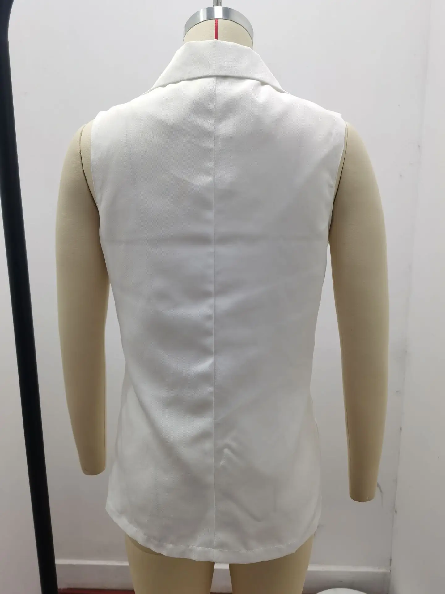 Autumn new fashion sleeveless vest jacket pure color loose cardigan women's clothing